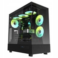 DarkFlash DPX90 Obudowa Komputerowa ATX Midi Tower Piwnica Gaming Czarna