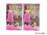 lalka w ciąży z akcesoriami dla bobasa