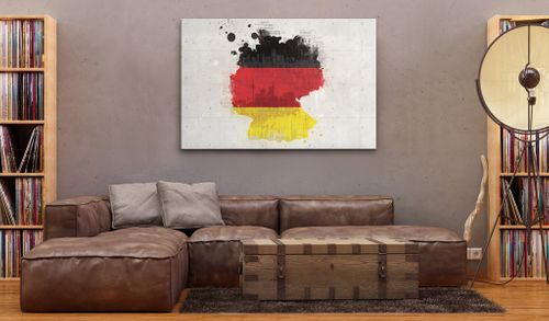 Obraz - Mapa Niemiec Rozmiar - 60x40 na Arena.pl
