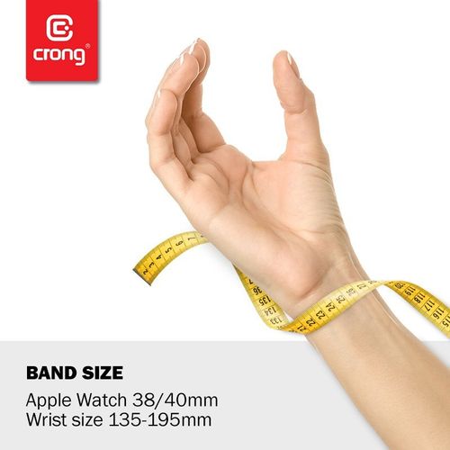 Crong Liquid - Pasek do Apple Watch 38/40mm (błękitny) na Arena.pl