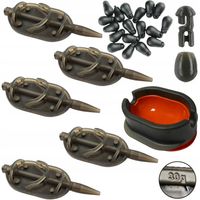 Zestaw 5x Koszyk ARC 30g + FOREMKA PRO METHOD FEEDER + szybkozłączki