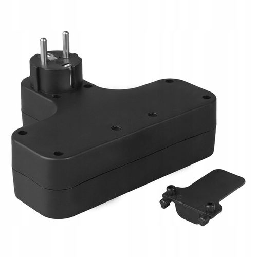 Gniazdko prądowe Maclean, Poczwórne z wyłącznikiem, Typu E, MCE224 E/B na Arena.pl