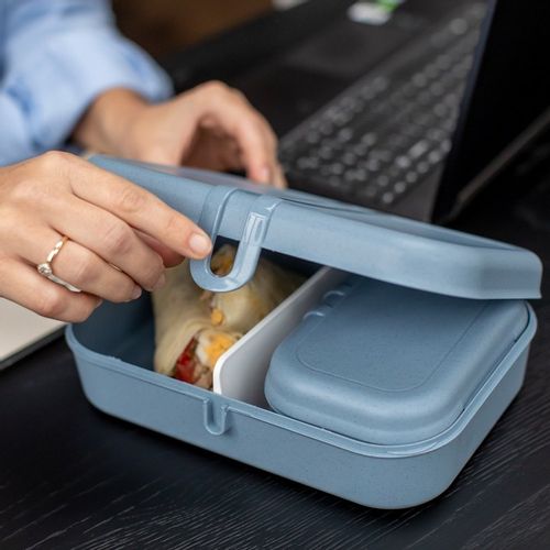 Lunchbox z przegródkami PASCAL L niebieski KOZIOL na Arena.pl