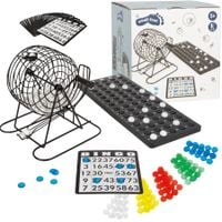 GRA BINGO Klasyczna Rodzinna – Metalowy Bęben + 75 Kulek i Karty