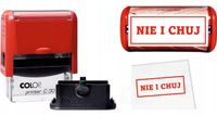 ŚMIESZNA PIECZĄTKA pieczątki 47x18 COLOP C30 automat TWÓJ TEKST