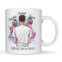 Prezent Dla Taty Na Dzień Ojca Kubek Z Dziećmi Personalizowany