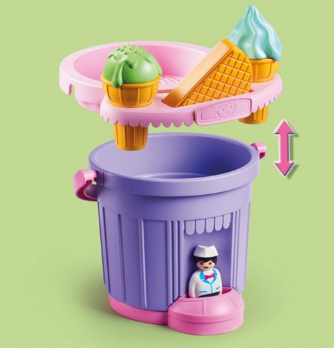 Playmobil Wiaderko do piasku Lodziarnia na Arena.pl