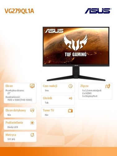 Monitor 27 cali VG279QL1A na Arena.pl