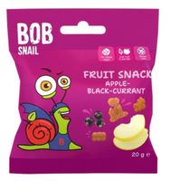 BOB SNAIL Przekąska jabłko czarna porzeczka 20 g