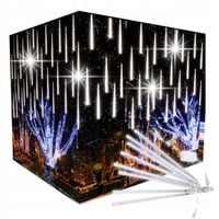 METEORY 50 CM LAMPKI PADAJĄCY ŚNIEG OŚWIETLENIE ŚWIĄTECZNE IP44 SOPLE LED