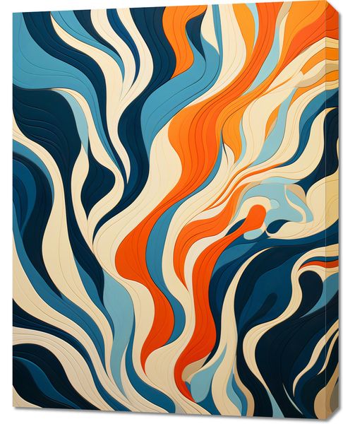 Obraz 70x90cm Oceaniczne Fale zdjęcie 1