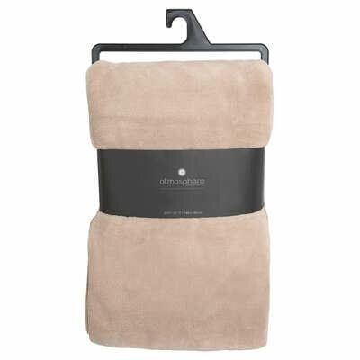 Koc Pled mikroplusz 180x230cm beżowy na Arena.pl