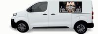 Reklama Naklejka na samochód wiele różnych wzorów do wyboru BAR