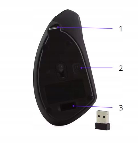 MYSZ ERGONOMICZNA Pionowa Wertykalna Bezprzewodowa na Arena.pl