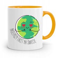 Kubek Żółty Dla Chłopaka Najlepszy Facet Z Nadrukiem Ze Zdjęciem