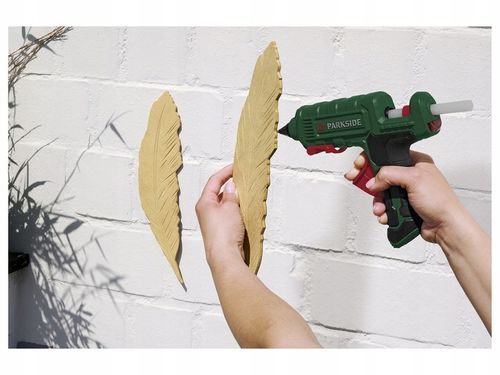 PISTOLET DO KLEJU NA GORĄCO PARKSIDE PHP + STACJA + ZAPAS KLEJU Nowy model na Arena.pl