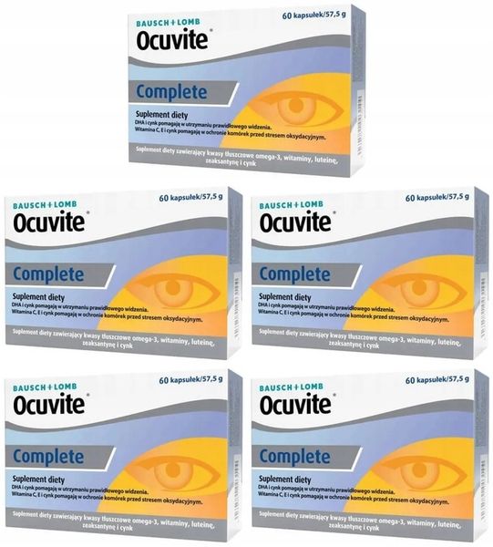 Ocuvite Complete Wsparcie Prawidłowego Widzenia 60 Kapsułek zdjęcie 1