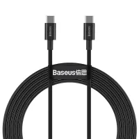 kabel usb-c do usb-c baseus superior series, 100w, 2m (czarny)