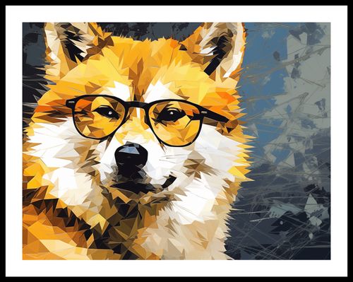 Plakat 65x50cm Intelektualny Psiak na Arena.pl