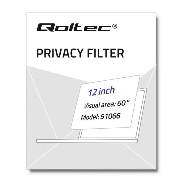 Qoltec Filtr prywatyzujący RODO do MacBook Air 12" zdjęcie 2
