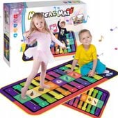 MATA DO TAŃCZENIA MUZYCZNA ELEKTRONICZNA PIANINO GRA DLA CAŁEJ RODZINY