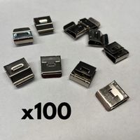 UCHWYT KLIPS PRZEWODU KABLA SOLARNEGO montaż przewodu PV 4-6mm2 x 100 sztuk