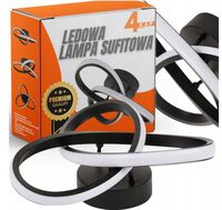 LAMPA SUFITOWA PLAFON WISZĄCA WSTĘGA LED 28W MODERN NOWOCZESNA źródło LED