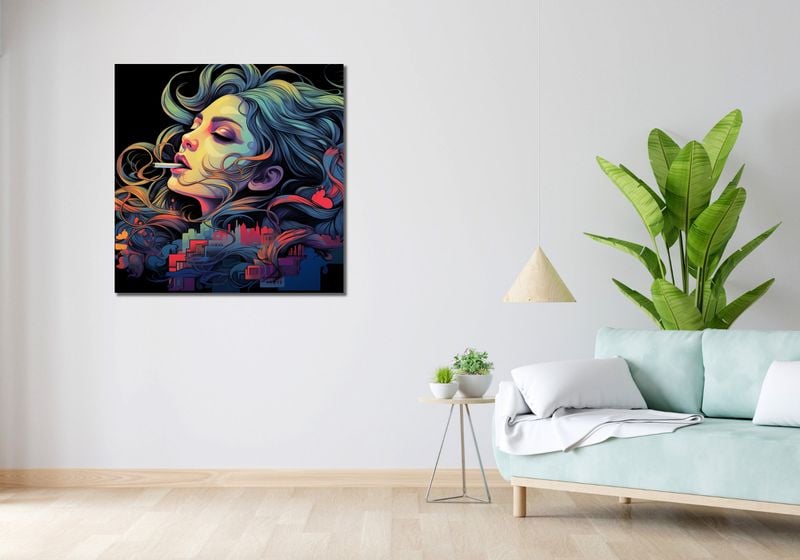 Obraz 90x90cm Sny o Samej Sobie zdjęcie 2