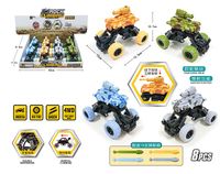 czołg monster 16,5x11x10cm, napęd na 4 koła, display 8 szt.