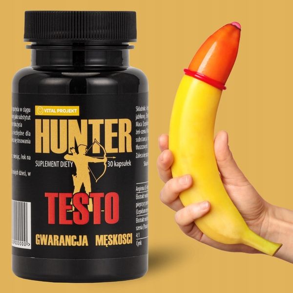 HUNTER TESTO TABLETKI NA POTENCJĘ EREKCJĘ LIBIDO POZIOM TESTOSTERONU WZWÓD zdjęcie 9