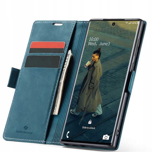 Spacecase Wallet Galaxy Note 20 Ultra Blue zdjęcie 1