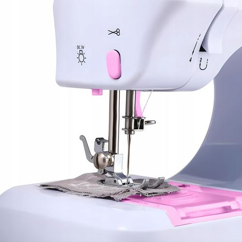 MASZYNA DO SZYCIA MINI PRZENOŚNA 12 ŚCIEGÓW AKCESORIA + GRATISY BIAŁA na Arena.pl