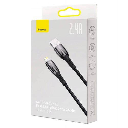 Kabel USB do Lightning Baseus Glimmer, 2.4A, 1m (c na Arena.pl