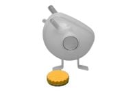 Zbiornik wyrównawczy płynu do OPEL Kadett zamiennik 1304614 91644775