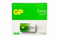 8x Bateria alkaliczna LR20 D GP EXTRA G-TECH