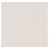 Koc obciążeniowy, kremowy, 220x235 cm, 11 kg, tkanina