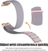 NOTOCITY pasek zamienny do Garmin 20 mm różowy J0418