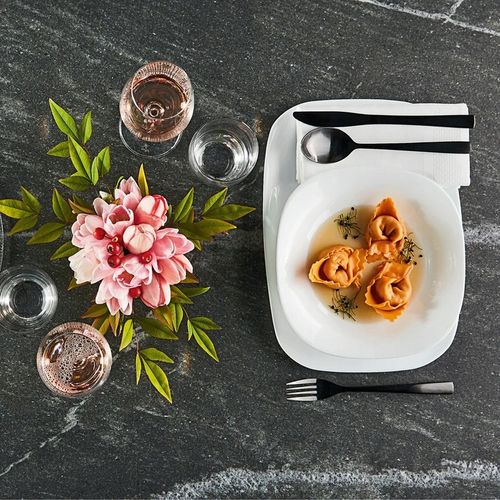 Serwis obiadowy na 12 os Bormioli Rocco Parma 36 szt kwadratowy na Arena.pl