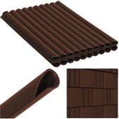 Klipsy Do Taśmy Ogrodzeniowej Heckemann 20 Szt - Brązowe