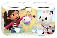 Skarbonka Ceramiczna Koci Domek Gabi