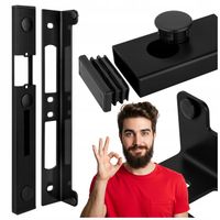 KASETA ELEKTROZACZEPU NISKA 40x17x320 mm CZARNY RAL 9005 DO FURTKI