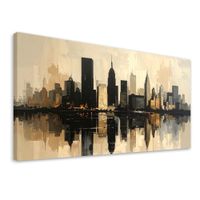 Obraz do salonu sypialni biura, Nowoczesne Miasto Przyszlości