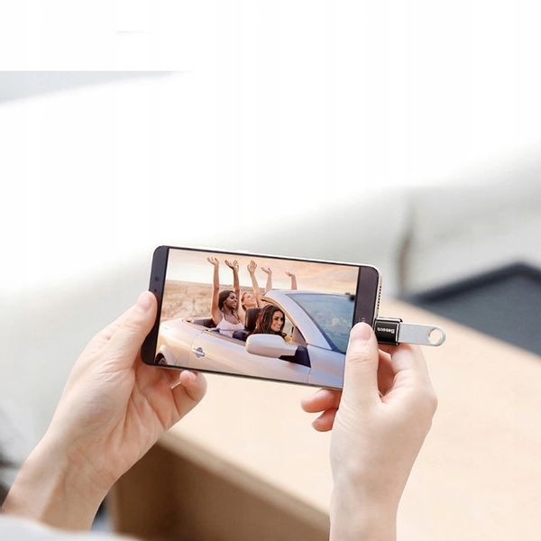 Baseus Adapter Przejściówka Usb-A Do Usb-C Otg zdjęcie 3