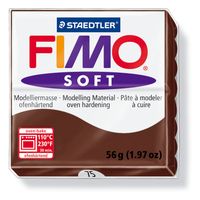 masa termoutwardzalna fimo soft 57g - czekoladowa - 75