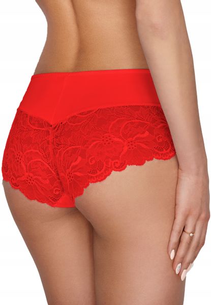 Ewana 084 Wysokie Szorty z Mikrofibry Czerwony XXL zdjęcie 4