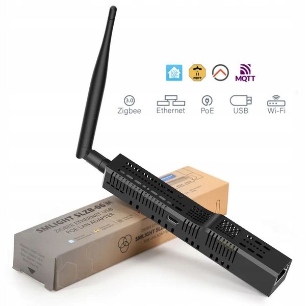 Adapter SLZB-06M Bramka Zigbee EFR32MG21 Ethernet PoE USB LAN WIFI do zdjęcie 4