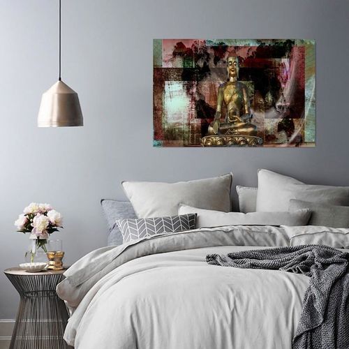 Deco Panel, Złoty budda 3 40x30 na Arena.pl