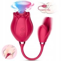 Powietrzny Wibrator Damski Stymulator Ssący Róża