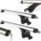 Uniwersalny bagażnik bazowy na relingi zintegrowane AMOS BOSS Belki Aluminiowe 107cm