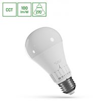 Żarówka LED GLS E27 230V 10W 5CCT, z regulacją barwy światła, Spectrum WOJ+14715